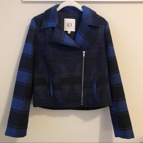 Jack Blue & Black Western Patterned Jacket - Picture 2 of 7
